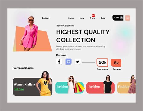 fashion clothing website.